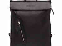 Кожаный рюкзак для ноутбука ramsey black, фотография 2