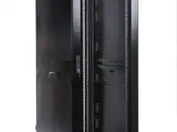 Шкаф серверный цмо (штк-сп-42.6.12-44аа-9005) напольный 42u 600x1130мм пер.дв.перфор. задн.дв.перфор