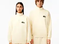 Толстовка lacoste unisex loose fit с флисом