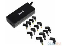 Блок питания для ноутбука buro bum-0054b65 11 переходников 65вт черный