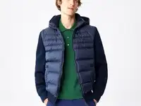 Мужская куртка lacoste со съемными рукавами