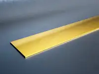 Латунная полоса, B 10-560 мм, s 0,6-5 мм, L 1-3 м, Мерность: мд, Марка: ЛС59-1; Л90; Л63