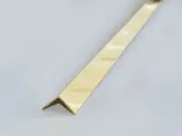 Уголок латунный Размер: 10х10х1 мм; 15х15х2 мм; 16х16х1,5 мм