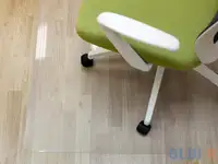 Коврик напольный бюрократ -1084543 прямоугольный глянцевый для паркета/ламината полипропилен 120х90с