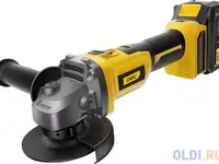 Угловая шлифмашина аккумуляторная deli dl-jm20-e1d4 (1акб+зу, 20в, 4а*ч, 100мм, 3500/6000/8500об/мин