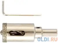 Сверло алмазное по керамограниту, 22 х 67 мм, 3-гранный хвостовик// matrix