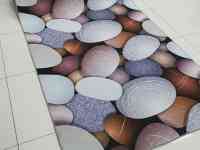 Тренд ковровая дорожка с яркими камнями коврик 140см, фотография 3