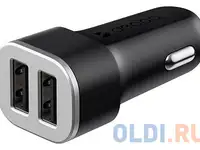 Автомобильное зарядное устройство deppa 11282 2.4а черный