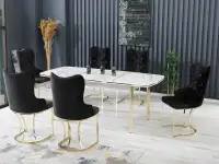 Стол 2228+6 стульев. Производство Турция.