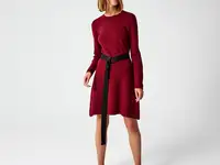 Женское платье lacoste regular fit с поясом