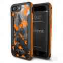 Чехол металлический x-doria defense shield для apple iphone 8/7 plus (orange camo). оранжевый