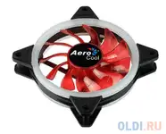 Вентилятор aerocool rev red , 120x120x25мм, цвет светодиодов : красный, подсветка