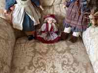 3 куклы коллекционные, к керамическими головами