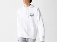 Мужское худи lacoste crocodile с капюшоном