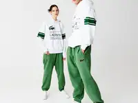 Флисовые брюки lacoste sport unisex из органического хлопка