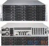 Серверный корпус 4u supermicro cse-847be1c-r1k28lpb 1280 вт чёрный