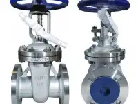 Задвижка шиберная нержавеющая сталь, D 15-1200 мм, Давление: Ру16; Ру10; Ру40..., Марка: 30нж41нж...