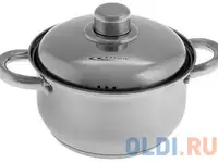 Кастрюля катунь kt04-d-18м гретта 16 см 1.8 л нержавеющая сталь