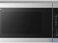 Микроволновая печь sharp r6800rsl 800 вт серебристый металлик