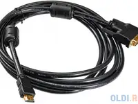 Кабель hdmi- dvi-d 3.0м buro позолоченные контакты ферритовые кольца hdmi-19m-dvi-d-3m 817225