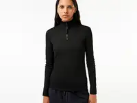 Женское поло lacoste с длинными рукавами