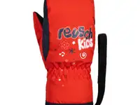Варежки reusch 18-19 kids mitten fire red/dress blue/white