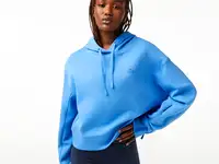 Женская толстовка lacoste с капюшоном