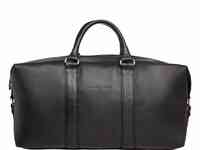 Кожаная дорожно-спортивная сумка pinecroft black