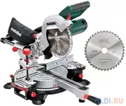 Торцовочная пила metabo kgs 216 m set 1200вт 65мм
