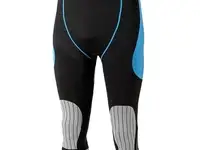 Термобрюки mico man 3/4 official ita nero argento, фотография 12