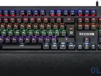 Клавиатура проводная defender reborn gk-165dl usb черный