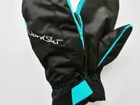 Варежки nordski jr arctic black/aquamarine membrane, фотография 4