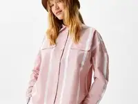 Женская рубашка lacoste свободной посадки