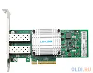 Сетевой адаптер pcie 10gb fiber 2sfp+ lrec9802bf-2sfp+ lr-link
