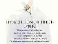 Нужен Помощник в офис