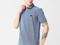 Мужское поло lacoste regular fit в полоску