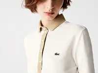 Женское поло lacoste