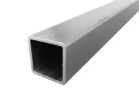 Труба алюминиевая профильная: бокс, Размер: 19 мм; 48 мм; 100 мм