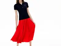 Женская рубашка-поло lacoste из хлопка lacoste