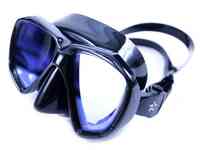 Маска подводная sargan неман (черный силикон) просветленные линзы черная