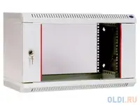 Шкаф настенный 6u цмо шрн-6.480 600х480mm дверь стекло
