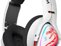 Наушники с микрофоном a4tech bloody mr720 белый/красный мониторные bt/radio оголовье (mr720