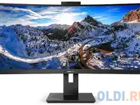 Монитор 34" philips 346p1crh/00 черный va 3440x1440 500 cd/m^2 4 ms