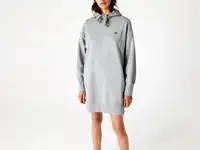 Женское объемное платье-толстовка с капюшоном lacoste live