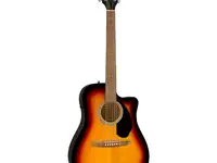 Электро-акустическая гитара fender fa-125ce sunburst
