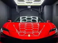 LED светильники соты линии любой рисунок для гаража, фотография 4