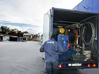 ПРОМЫВКА КАНАЛИЗАЦИОННЫХ ТРУБ ОТ ОТЛОЖЕНИЙ И ЗАСОРОВ ВЫСОКИМ ДАВЛЕНИЕМ ВОДЫ, фотография 4