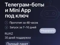 Телеграм-боты и Mini App под ключ  прототип за 48 ч, RUKZ, CRM