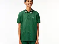Мужское поло lacoste classic fit с монограммой