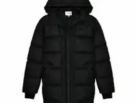 Мужская утеплённая куртка lacoste с отстёгивающимся капюшоном